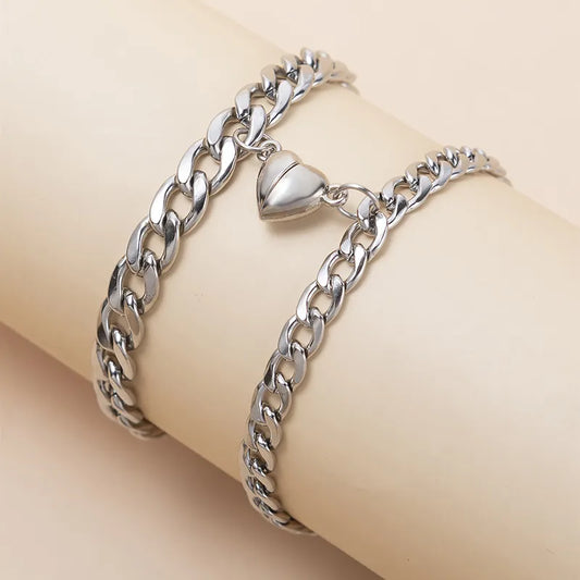 HeartBond Magnetic Couple Bracelets
